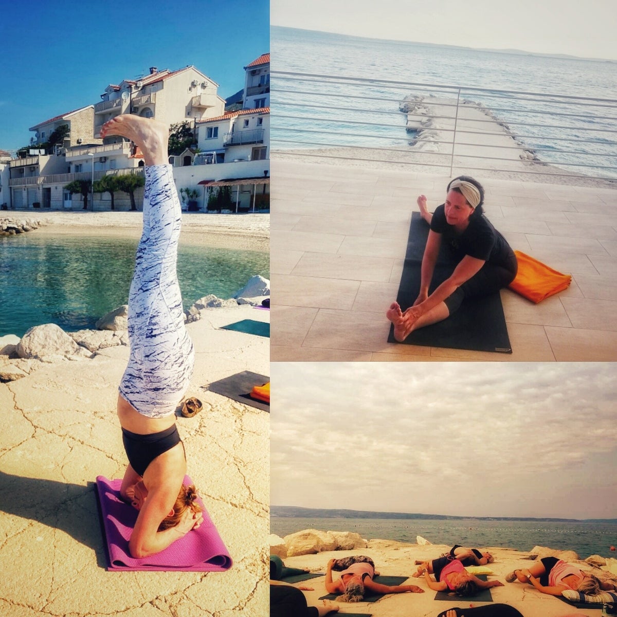 Yoga ved sjøen