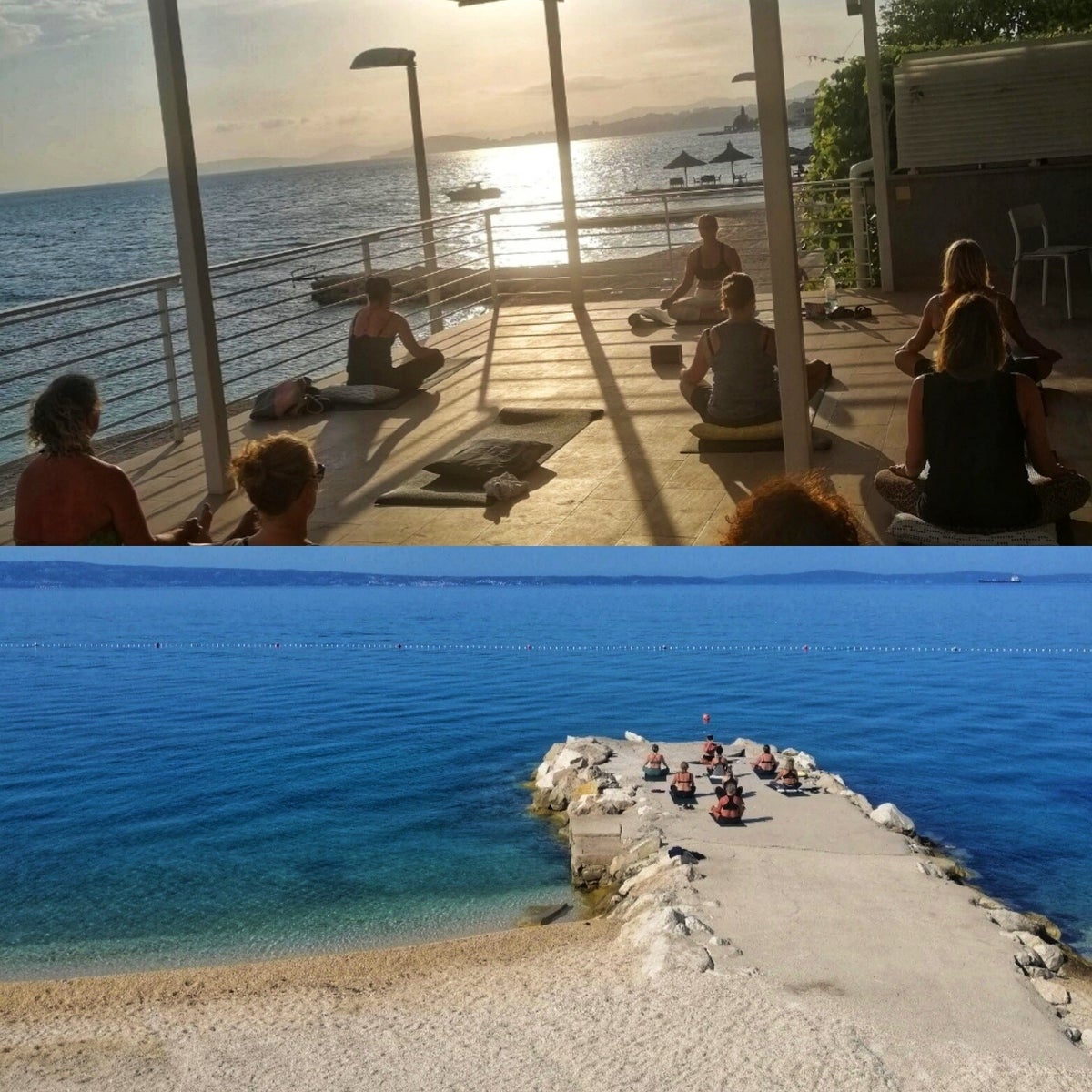 Kveldsyoga på terrassen